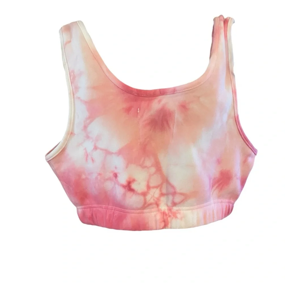 Refuge Athletics Tie Dye Sweatshirt Crop Tank Top Size XL - Picture 3 of 4